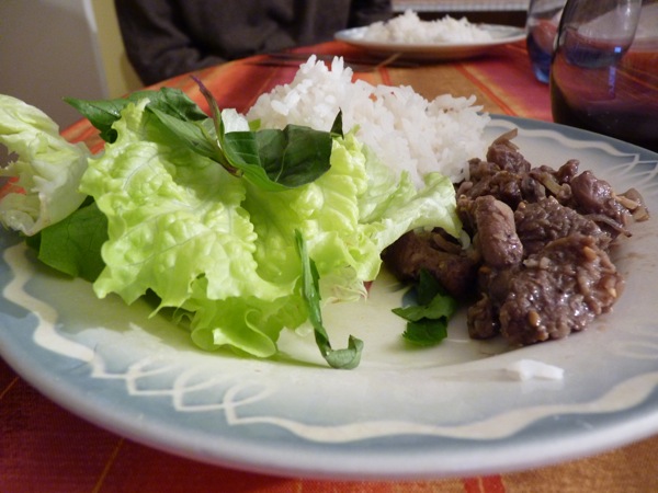 Served with rice
