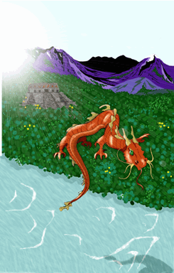 Aztec dragon