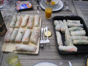 Goi cuon: spring rolls